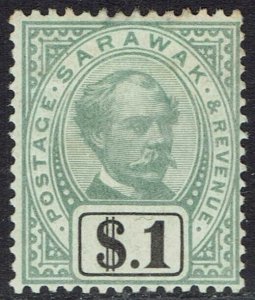 SARAWAK 1888 RAJA BROOKE $1