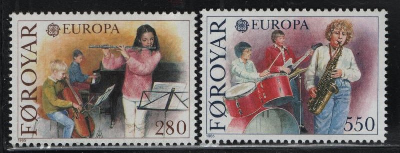 FAROE ISLANDS, 125-126, MNH, 1985, EUROPA