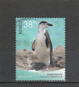 Norway  Scott#  1844  Used  (2018  Chinstrap Penguin)