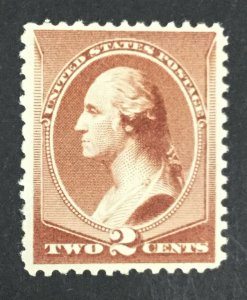 US #210 MINT OG NH POST OFFICE FRESH CHOICE SOUND VF+ LOT #75950*