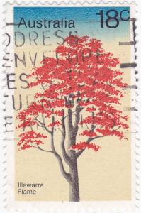 Australia #677 - 1978 Trees -Flame Tree- used 18c 