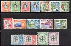 Jamaica # 159-74, Mint Never Hinge