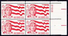 SCOTT #1199 GIRL SCOUTS ISSUE PLATE BLOCK POST OFFICE FRESH GEM