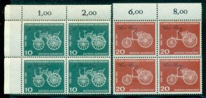 GERMANY SCOTT #'s 840-841 B/4 SET, MOTORIZED TRAFFIC, MINT, OG, NH, GREAT PRICE!