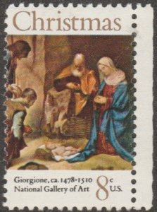 USA stamp, Scott# 1444, MNH, Christmas, Xmas,   tall stamp, religious, #MAOO5