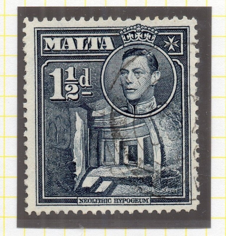 Malta 1943 Early Issue Fine Used 1.5d. NW-200472 