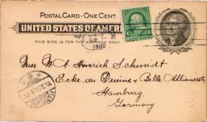 United States Pennsylvania Philadelphia, Pa. 1900 BRY-O5(1)  1c Franklin Firs...
