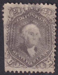 #78 Used, Clipped at left (CV $400 - ID47260) - Joseph Luft