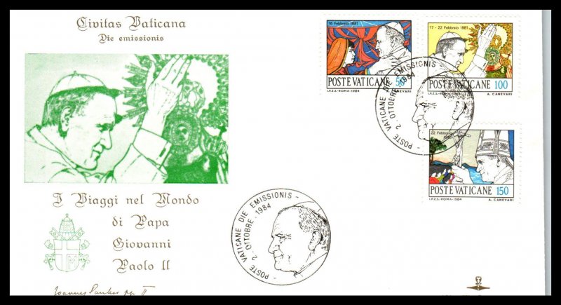 Vatican City 737-748 Set of Four U/A FDC