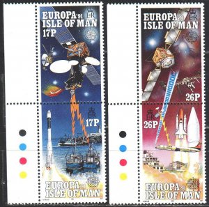 Isle Of Man. 1991. 464-67. Space. MNH.