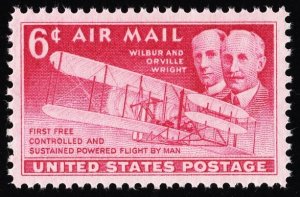 US C45 MNH VF 6 Cent Wright Brothers