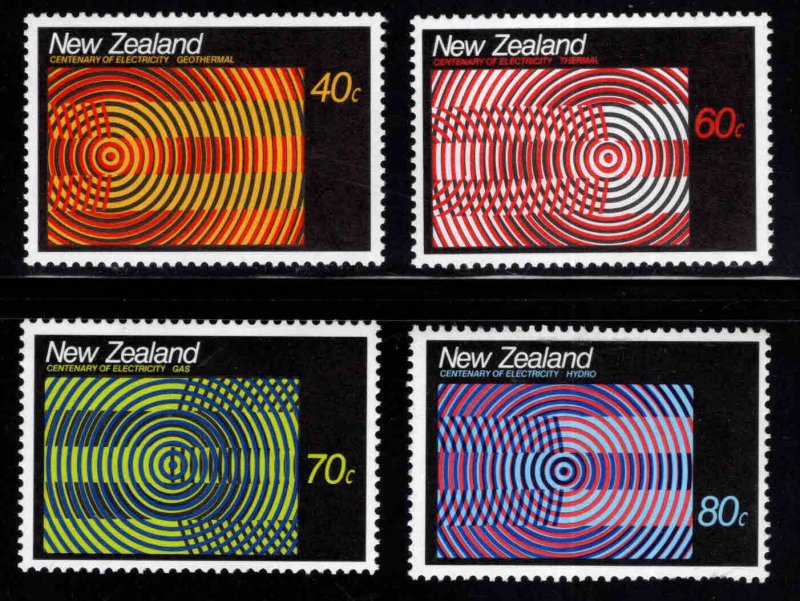 New Zealand Scott 890-893 MNH** Electrification centennial stamp set