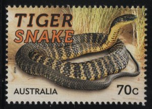 Australia 2014 MNH Sc 4180 70c Tiger Snake Stingers