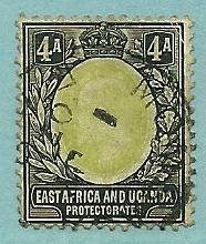 East Africa and Uganda #22, Used. CV $ 22.50