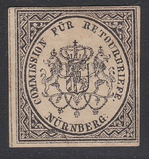 GERMANY Retourbriefe - Returned Letter Stamp - an old forgery - Nurnberg....B234