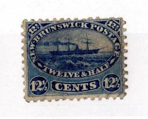 Canada New Brunswick 1860 12 1/2c Ship SG18 Mint X4584