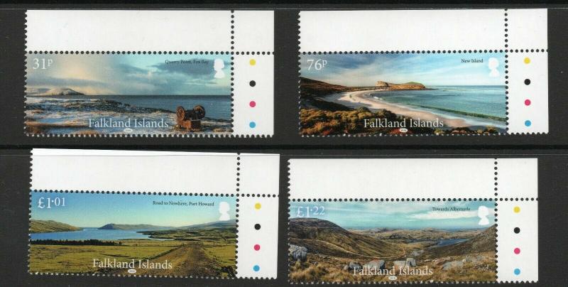 FALKLAND ISLANDS Landscapes superb marginal set MNH 28-12-18 issue.