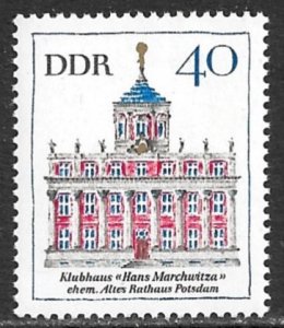 EAST GERMANY DDR 1967 40pf Old City Hall Potsdam Issue Sc 893 MNH