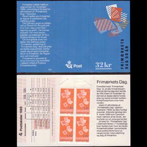 DENMARK 1989 - Scott# 880A Booklet-Stamp Day NH