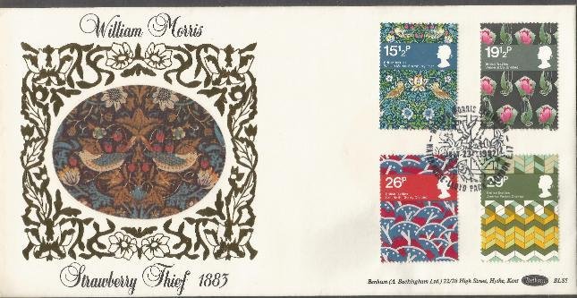 Great Britain Morris Strawberry Thief FDC