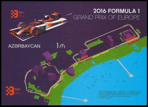 2016 Azerbaijan 1165/B169b Formula 1. European Grand Prix (edition 100)