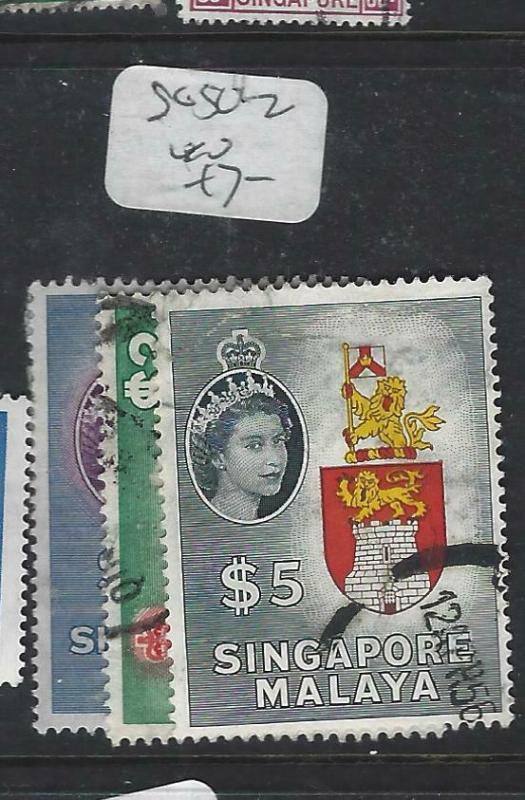 SINGAPORE  (P1404BB)  QEII  SG 50-2   VFU