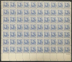 MALACK 862 5c Louisa May Alcott, Sheet of 70, F-VF t..MORE.. v0854