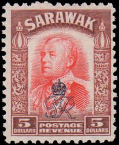 Sarawak #159-173, Complete Set(15), 1947, Never Hinged