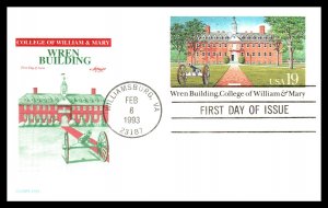 US UX167 Wren Building Artmaster U/A FDC Postal Card