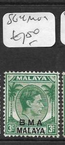 MALAYA  BMA  (P2403B)  KGVI  3C  SG 4  MOG