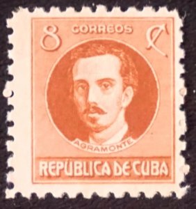 CUBA Sc# 306A    IGNACIO AGRAMONTE  8c  1945  MNG  #1 see pics