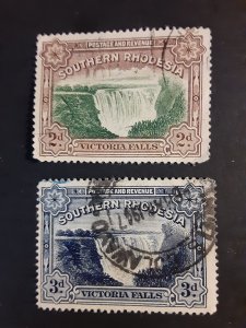 Southern Rhodesia #37-37A                   Used