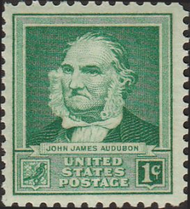 # 874 MINT NEVER HINGED ( MNH ) JOHN JAMES AUDUBON SCIENTIST