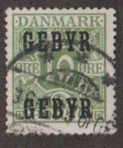 Denmark Scott #I1 Stamp - Used Single