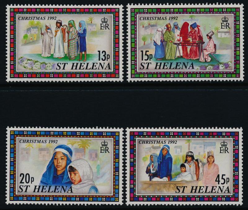 St Helena 580-3 MNH Christmas, Nativity Plays