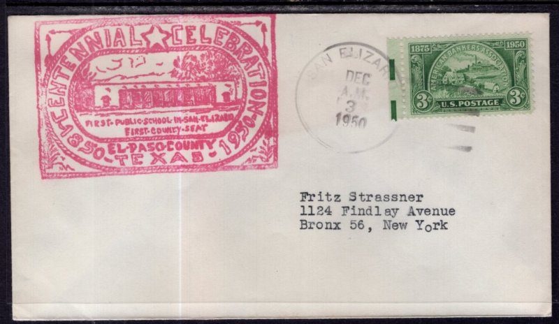 US Centennial Celebration El Paso County,TX 1950 Cover