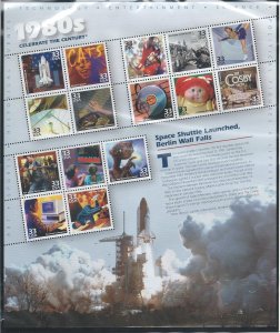 US #3190a-o Mint Sheet, Celebrate the Century, M-NH*-