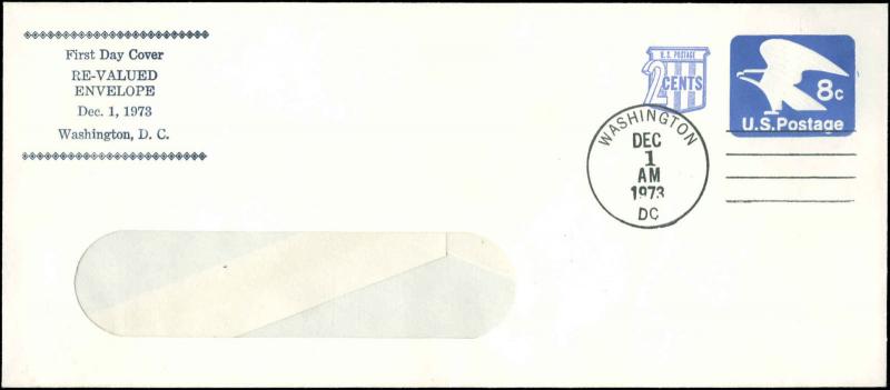 US FDC #U566 Bill Bayles Cachet Washington, DC  Legal Size with Window