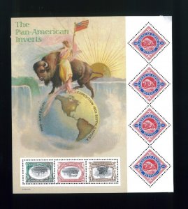 United States PAN-AMERICAN INVERTS Postage Stamps #3505 MNH Full Sheet