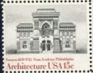 US Stamp #1840 - MNH - Furness Architecture - Single