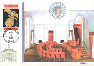 #2413 United States Senate Maxi FDC