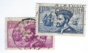 France SC#296-297 Used F-VF...Grab a Bargain!