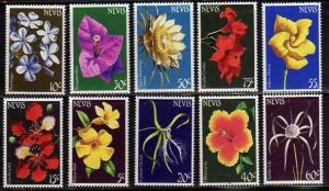 Nevis MNH sc# 365-78 Flowers 08CV $10.85