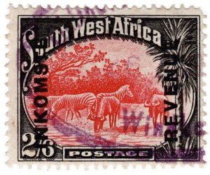 (I.B) South-West Africa Revenue : Duty Stamp 2/6d (1940)