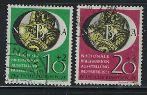 Germany B318-19 Used 1951 set (fe3434)