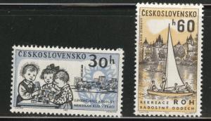 Czechoslovakia Scott 1135-36 MNH** 1960 set