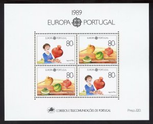 Portugal 1776 MNH, Europa Souvenir Sheet from 1989.