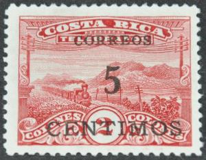 DYNAMITE Stamps: Costa Rica Scott #149b  UNUSED