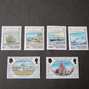 Falkland Islands 1984 Ship Sc 402-403,404-407 sets MNH