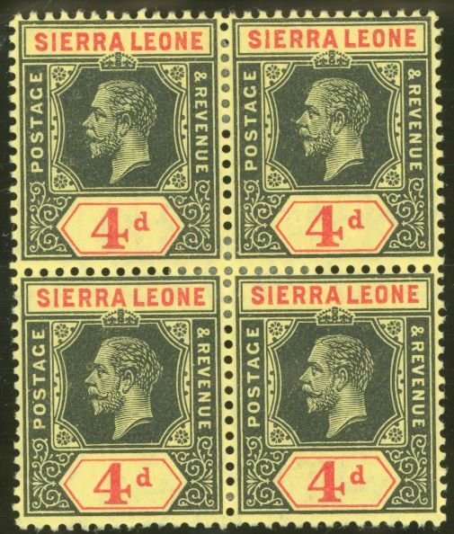 Sierra Leone #109 Unused Multiple